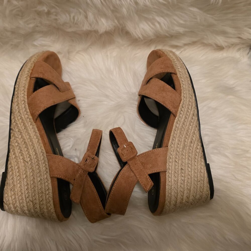 andres machado shoes wedge sandal ante corral size 11 - Picture 4 of 8